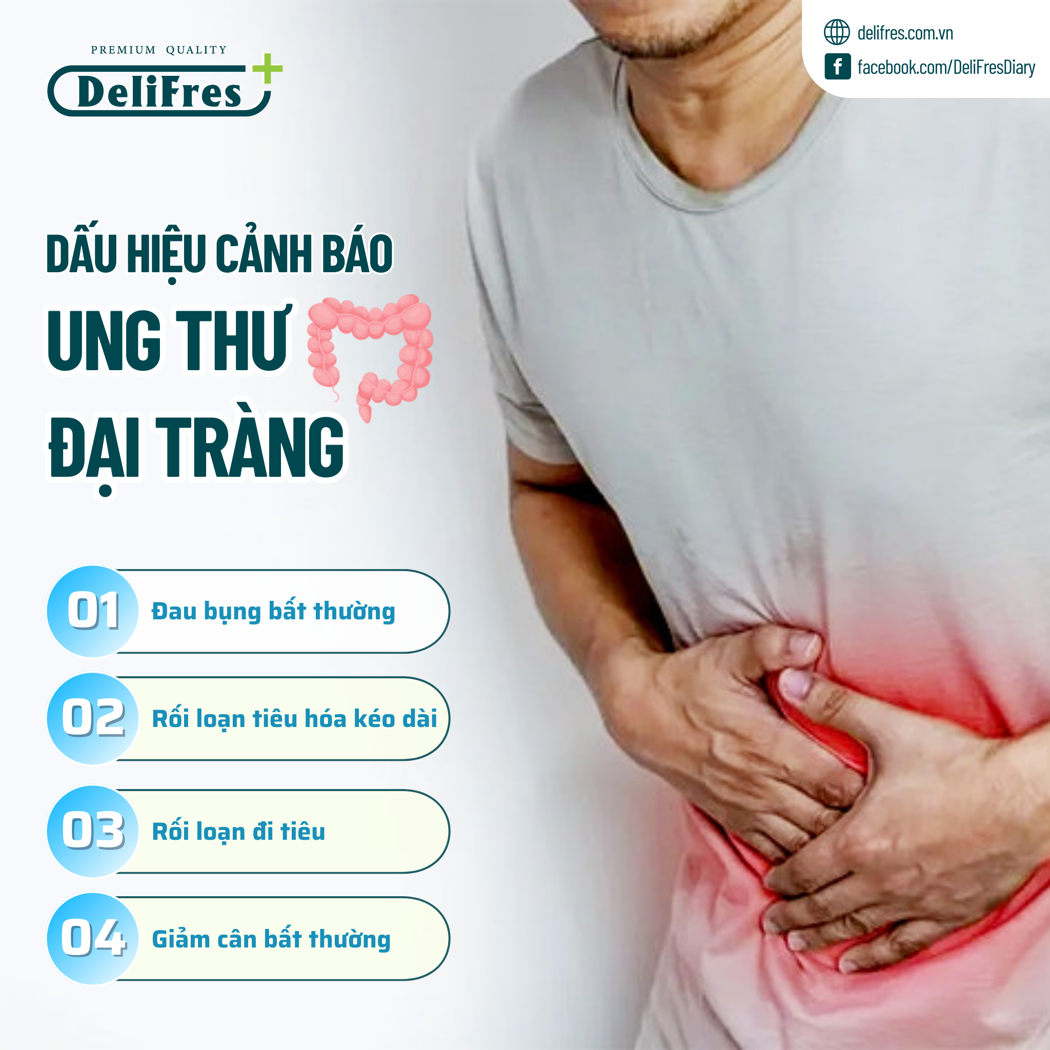 Dấu hiệu nhận biết ung thư đại tràng