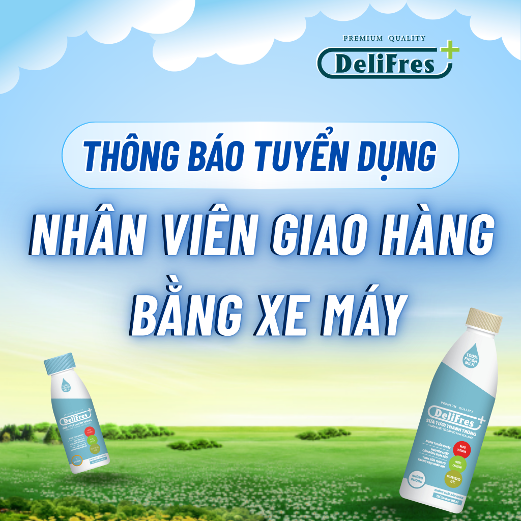 Thông báo tuyển dụng Nhân viên giao hàng bằng xe máy