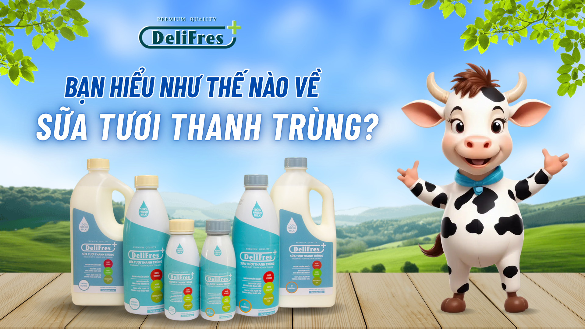  HIỂU ĐÚNG VỀ SỮA TƯƠI THANH TRÙNG