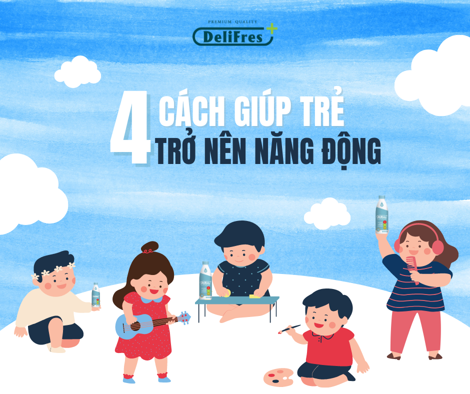 4 cách giúp trẻ trở nên năng động hơn